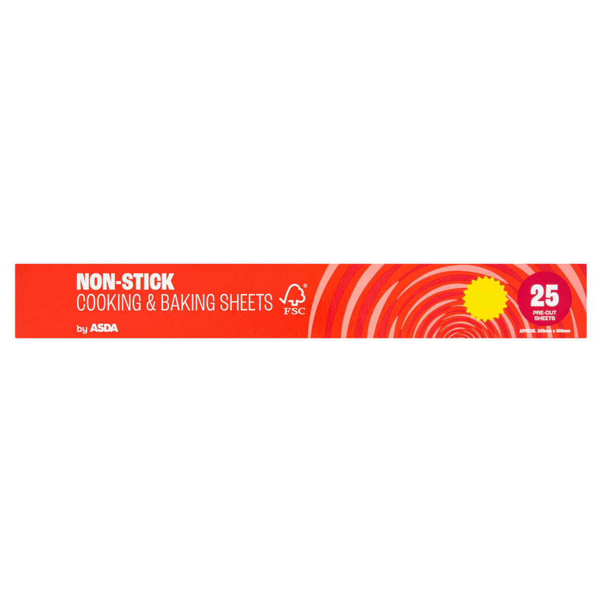 ASDA non-stick baking sheets 25 sheet pack, UK version