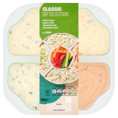 ASDA Classic Dip Selection 500g (British brand)
