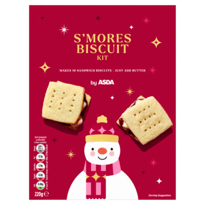 ASDA S'mores Biscuit Kit 220g - British product