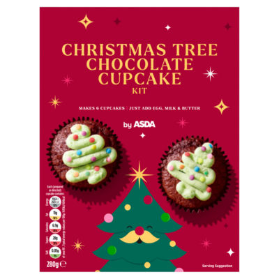ASDA Christmas cupcake kit 280g (British brand)