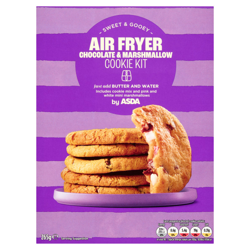 ASDA chocolate marshmallow cookie kit 265g, UK version