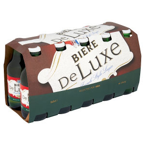 ASDA Biere de Luxe French lager 10x25cl, imported from the UK