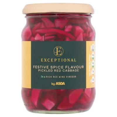 ASDA Festive Spice Flavour Pickled Red Cabbage 340g - British product