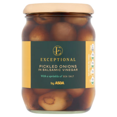 ASDA Pickled Onions in Balsamic Vinegar 340g - British product