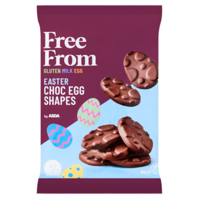 ASDA Free From Easter choc egg shapes 85g, UK version