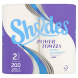 ASDA Shades Super Absorbent Power Towels 2 rolls - British product