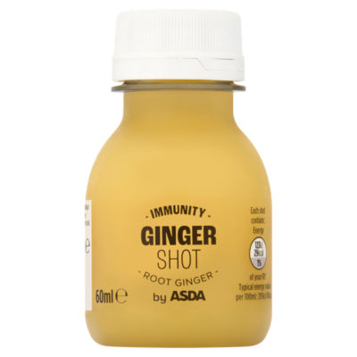 ASDA Immunity Ginger Shot 60ml juice - British product