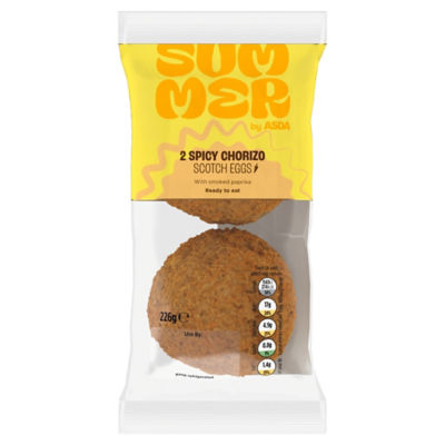 ASDA Spicy Chorizo Scotch Eggs 226g, UK version