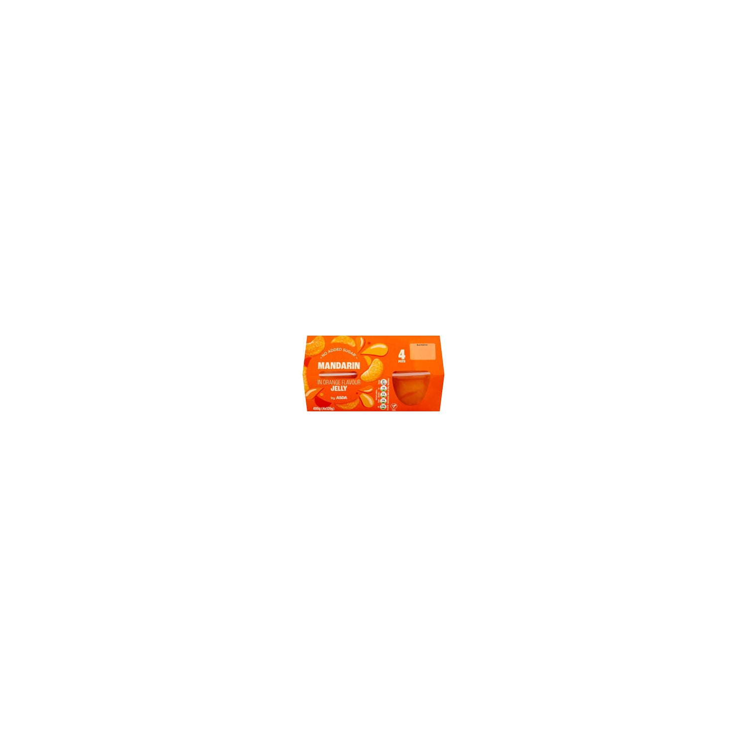 ASDA mandarin orange jelly 480g (British brand)
