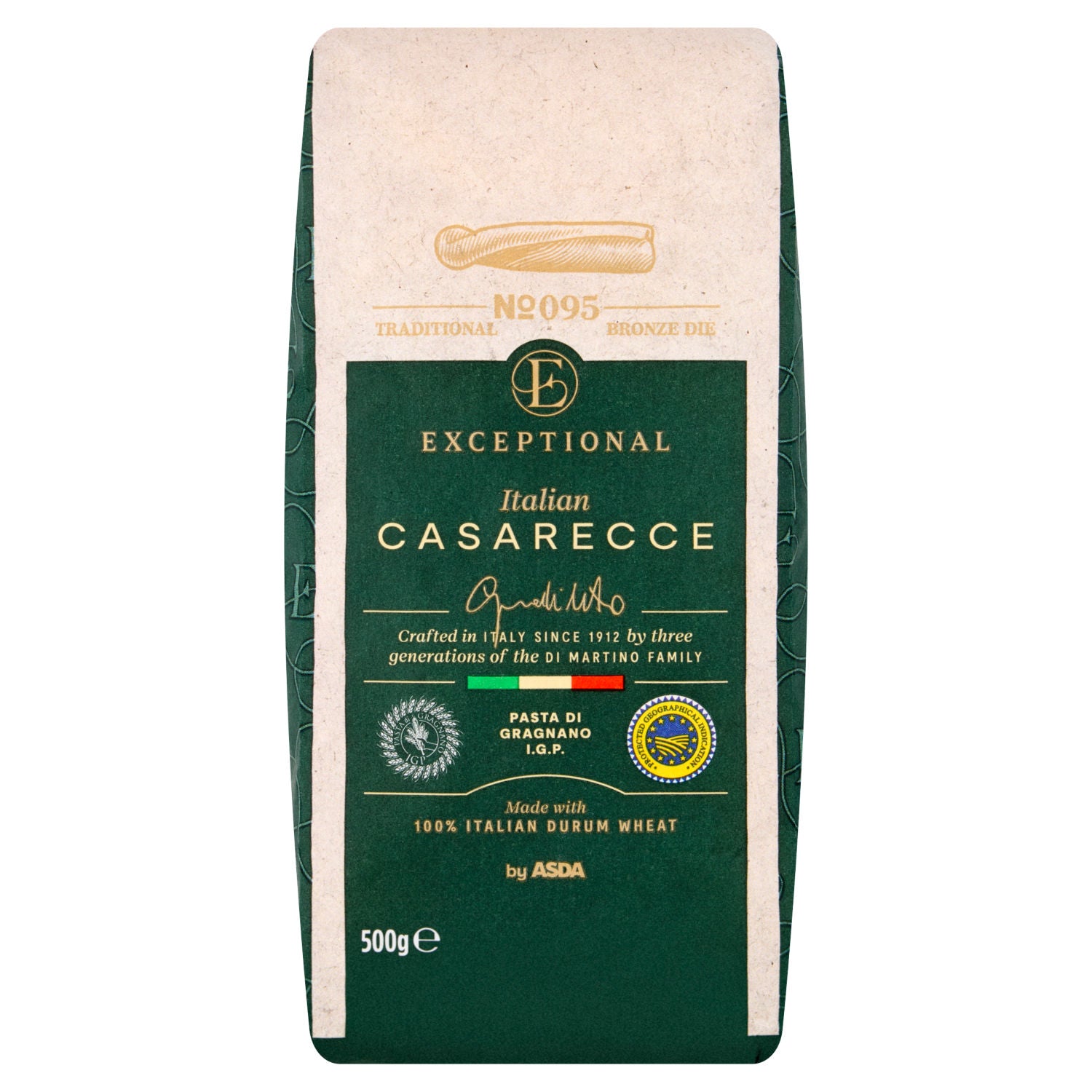 ASDA Italian Casarecce pasta 500g (British brand)