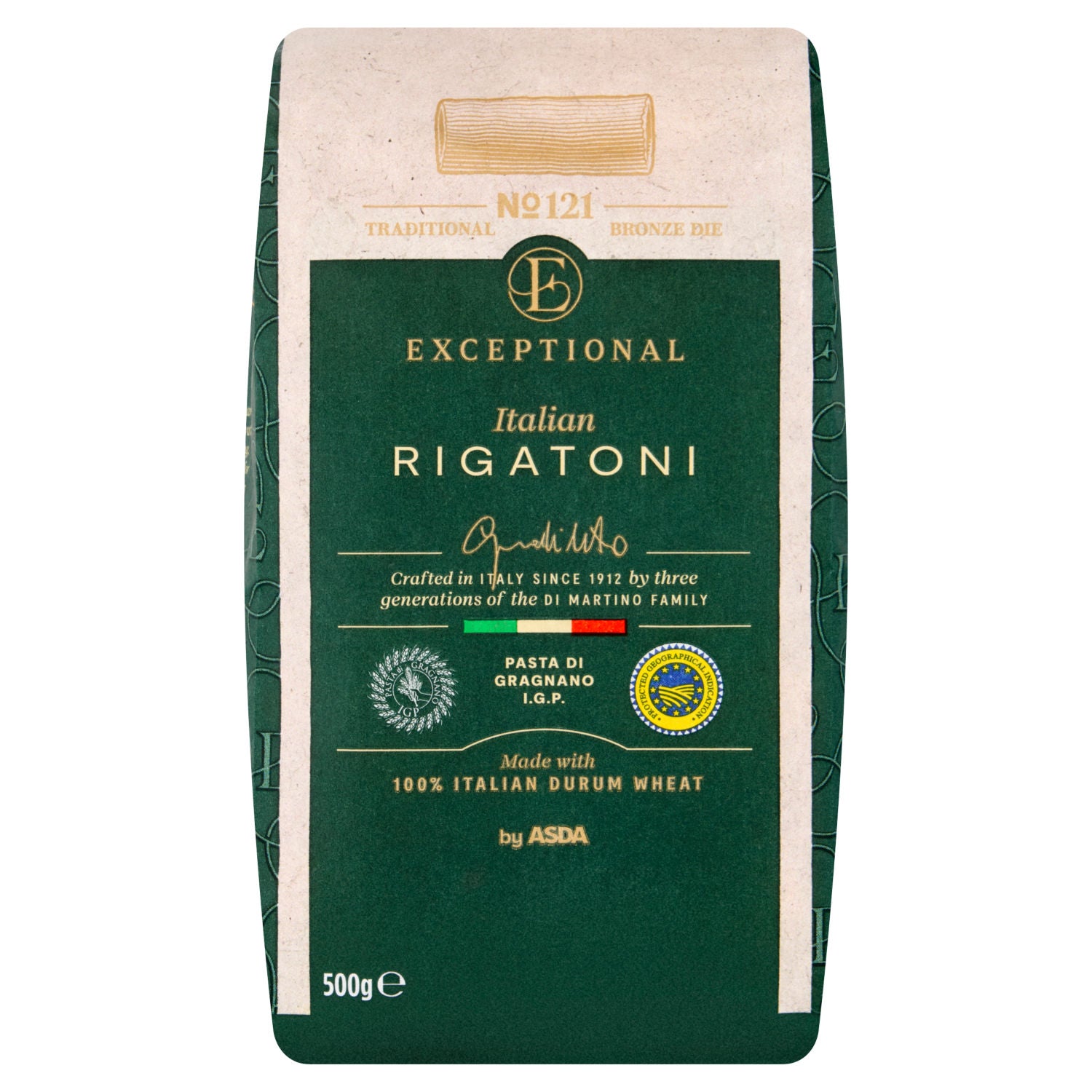 ASDA Italian Rigatoni 500g, UK version