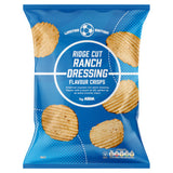ASDA ridge cut ranch dressing flavour crisps 150g - British product