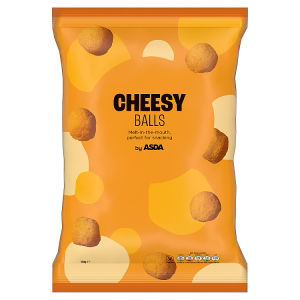 ASDA Cheesy Balls cheese flavour 150g - British product