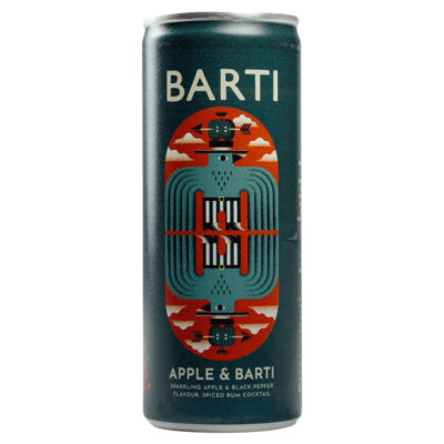 Barti cocktail Apple & Spiced Rum Flavour 250ml - British product