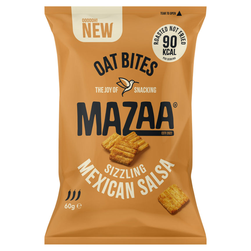 Mazaa Oat Bites Sizzling Mexican Salsa GOODS ASDA   