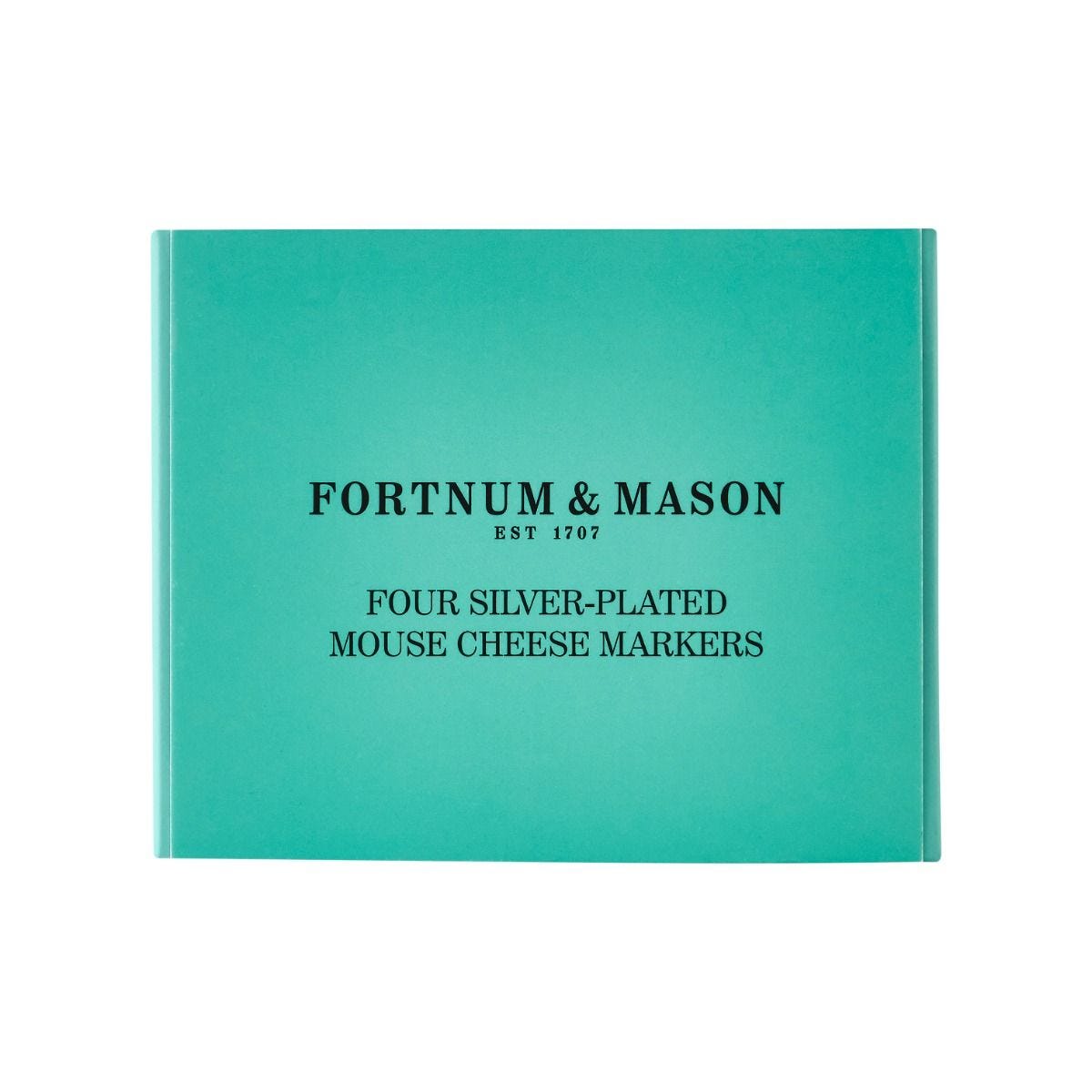 Fortnum's silver-plated cheese markers set of 4, UK version