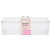 Studio London storage box clear grey 23.3cm (British brand)