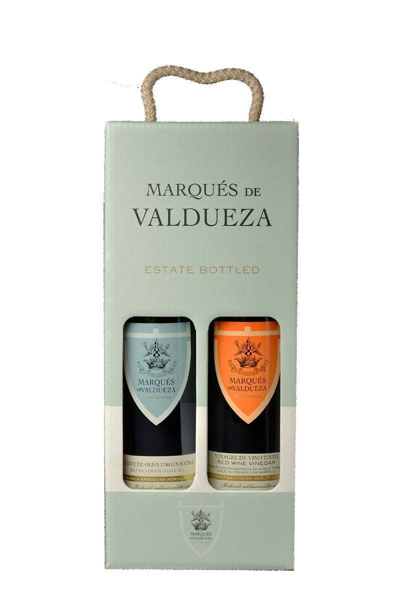Marques de Valdueza oil and vinegar set, 2 x 250ml (British brand)