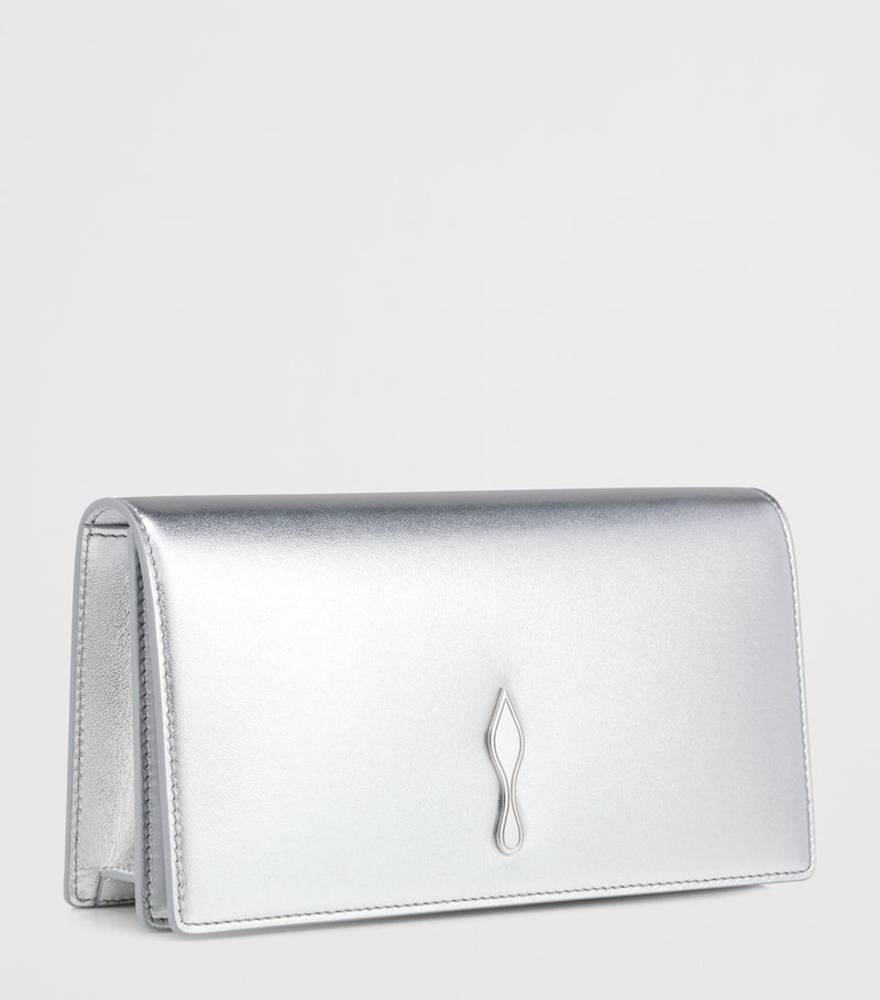 Christian Louboutin Bettina patent leather clutch bag (British brand)