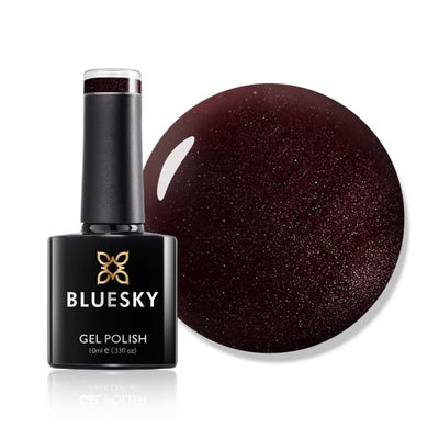 Superdrug Bluesky Gel Polish Dark Burgundy UV Nail Polish- Acheter en ligne sur McGrocer