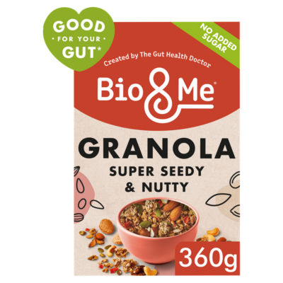 ASDA Bio & Me Super Seedy & Nutty Crunchy Granola 360g- Buy online at McGrocer