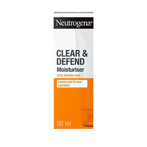 Neutrogena Clear And Defend Moisturiser 50ml, imported from the UK
