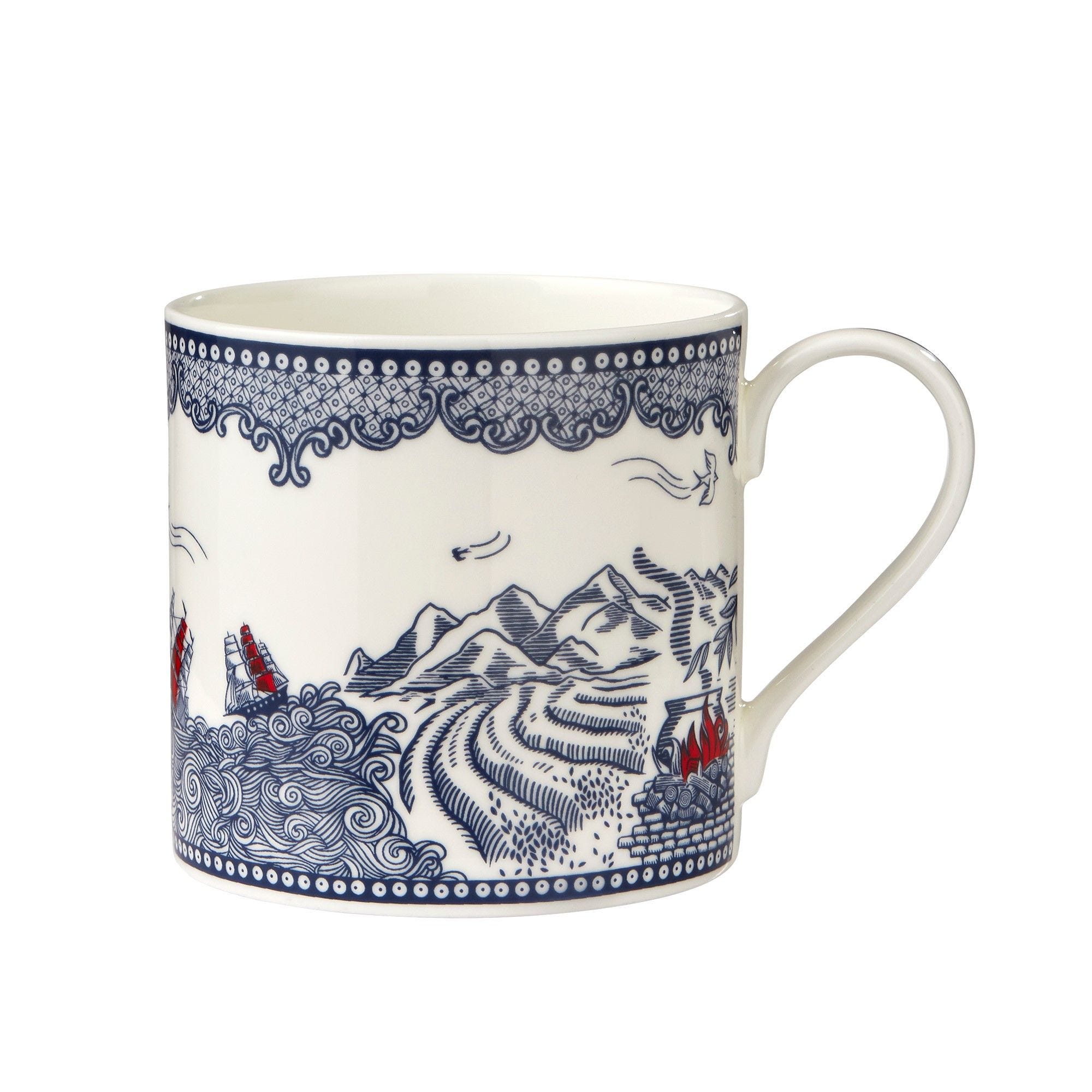 Fortnum's Albion decorative mug 320ml, imported from the UK