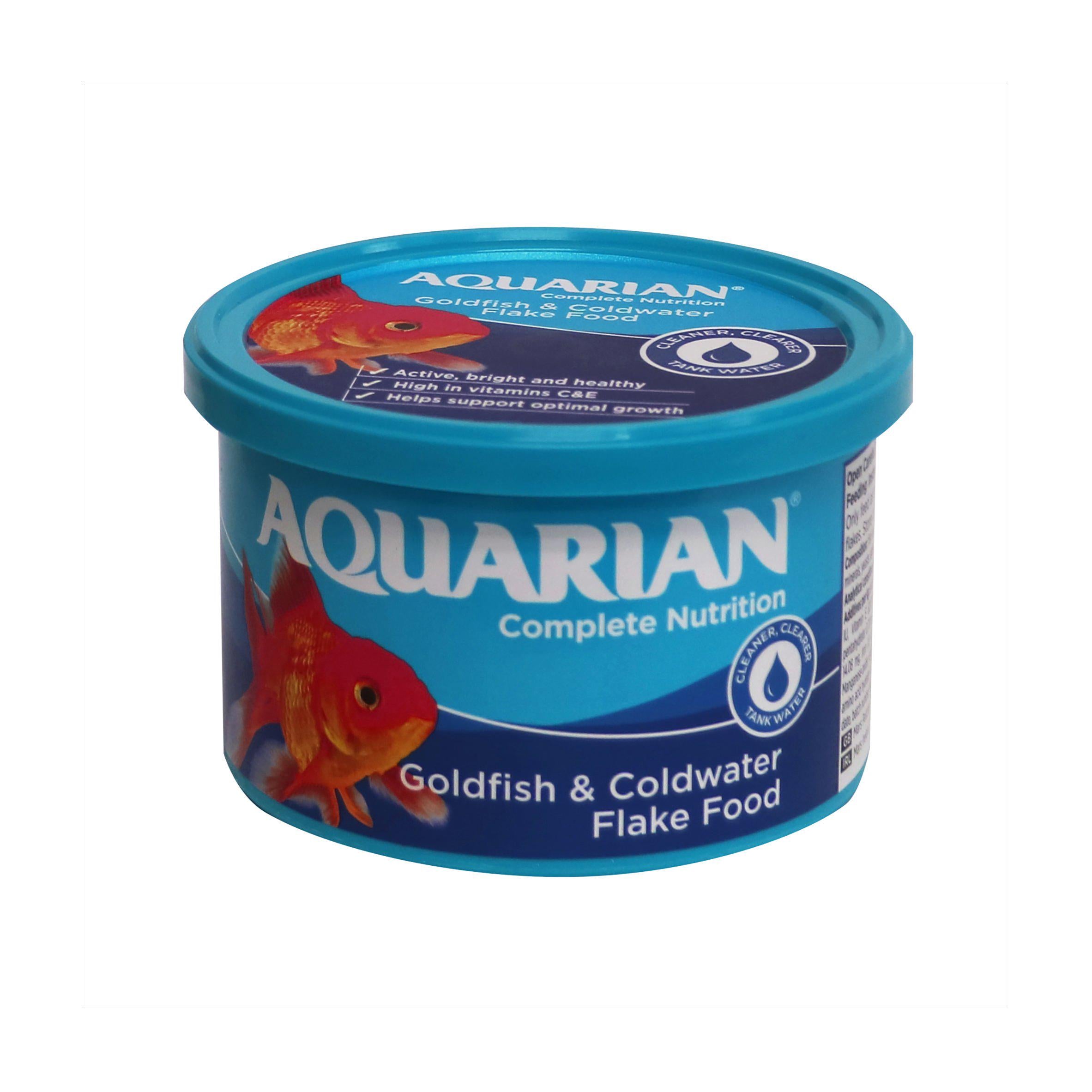 Aquarian Goldfish Food, Flakes 50g GOODS Sainsburys   