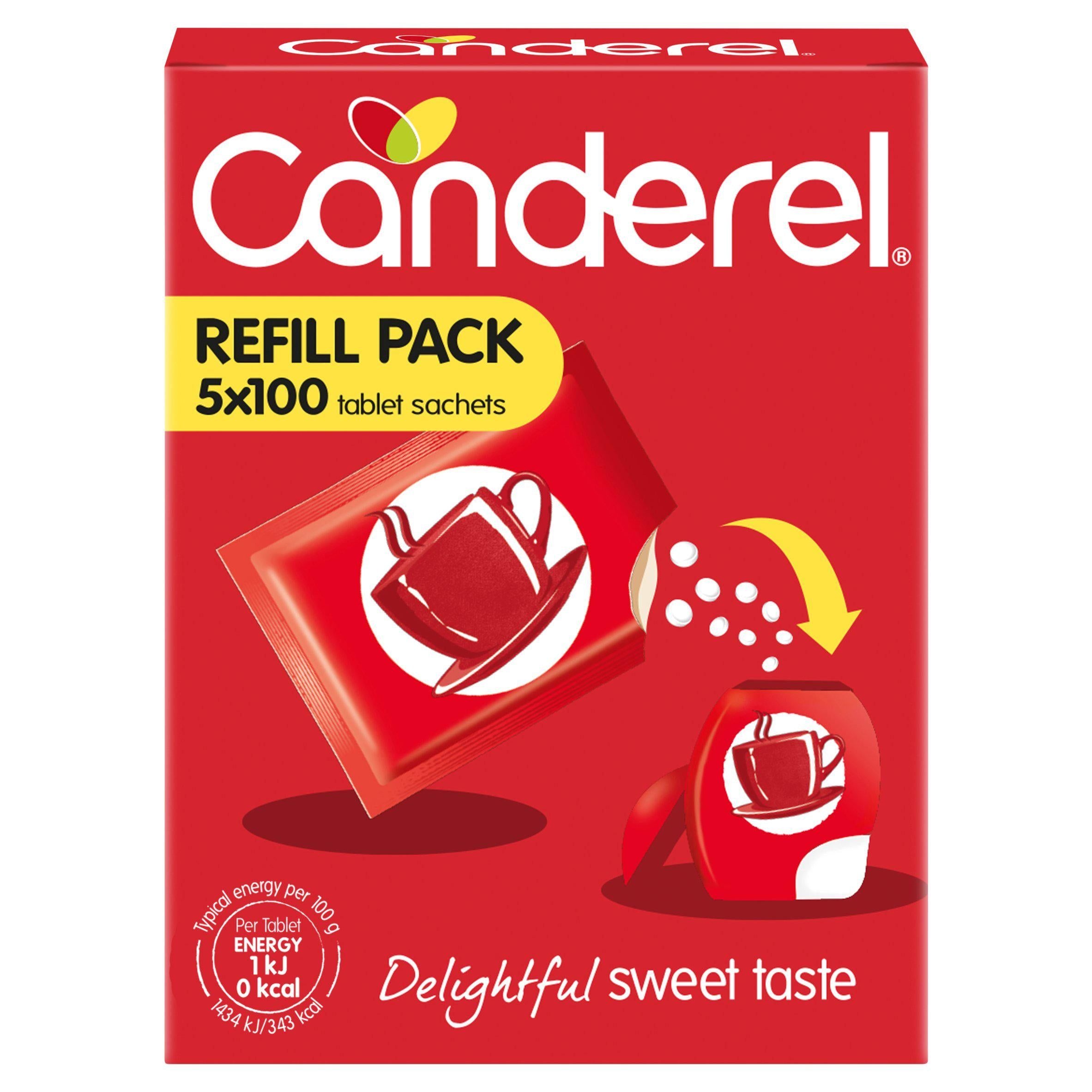 Canderel Refill Pack Tablet Sachets 51g GOODS Sainsburys   