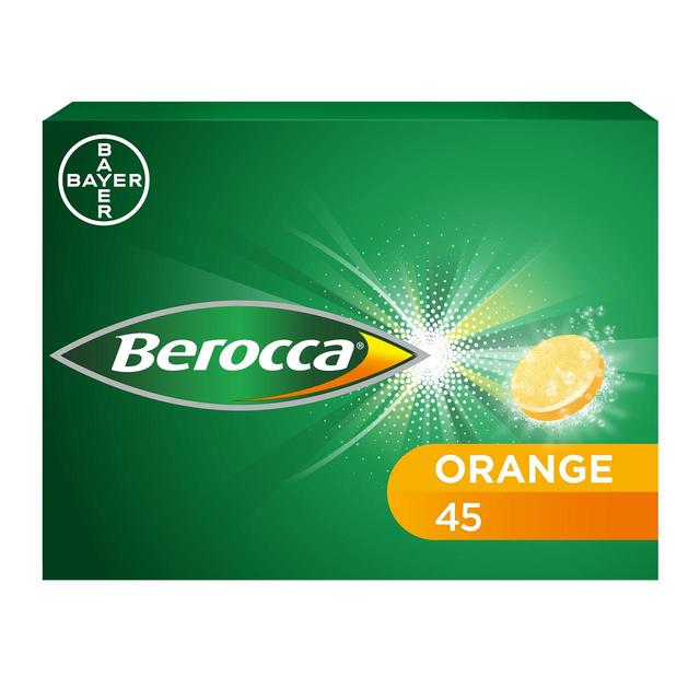 Berocca Orange Energy Vitamin Tablets   45 per pack