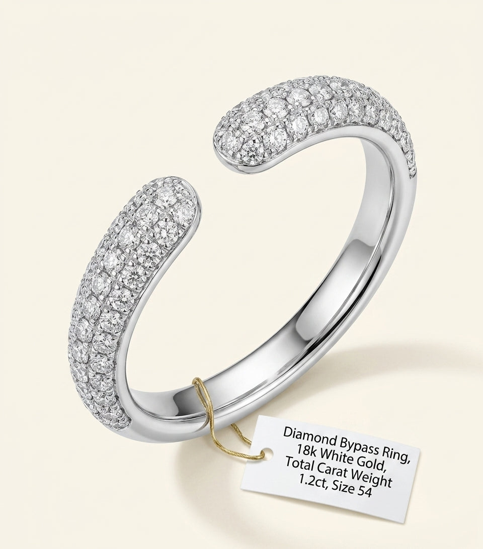 Cartier Panthère de Cartier ring white gold diamonds onyx - British product