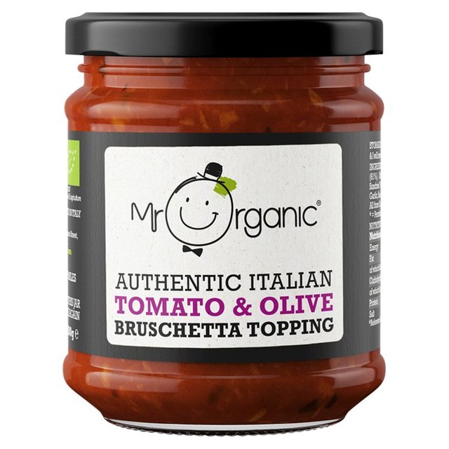 Mr Organic Tomato & Olive Bruschetta Topping   200g GOODS M&S   