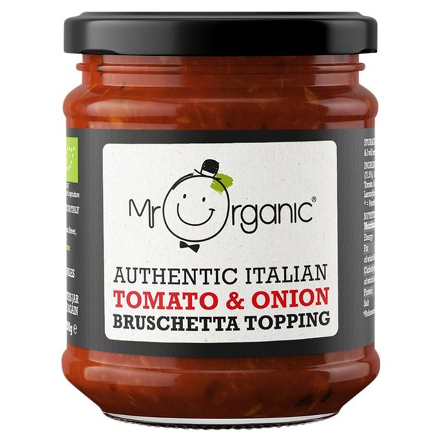 Mr Organic Tomato & Red Onion Bruschetta Topping   200g GOODS M&S   