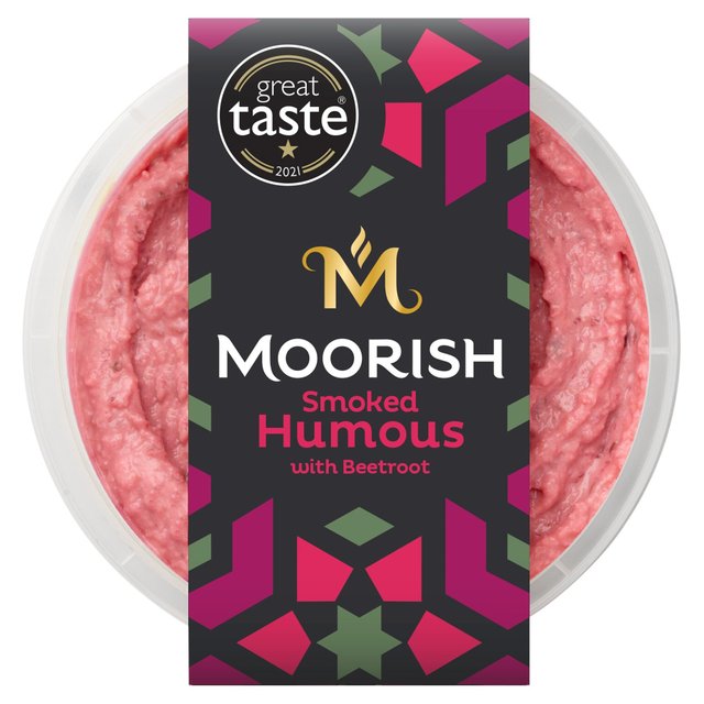 Moorish Smoked Humous with Beetroot   150g GOODS M&S   