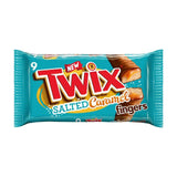 Twix Salted Caramel & Milk Chocolate Fingers Biscuit Snack Bars Multipack    9 x 20g GOODS M&S   