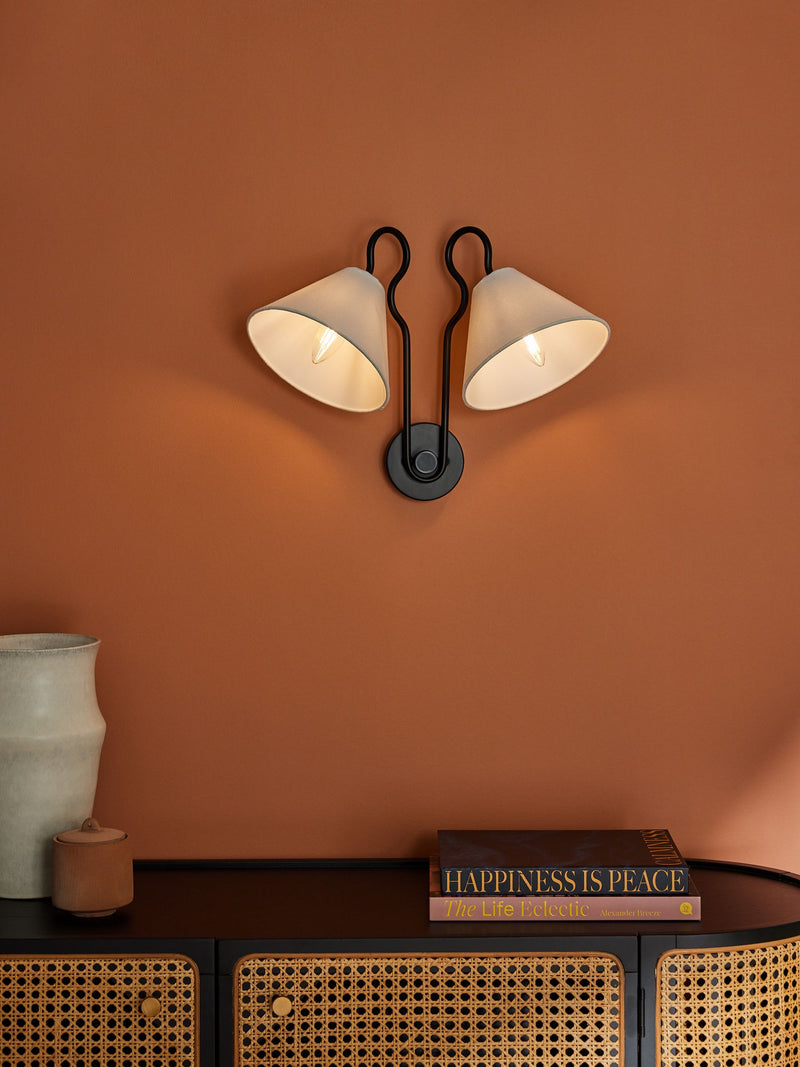 MADE.COM Madelyn Double Wall Light