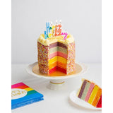 Talking Tables Rainbow Happy Birthday Napkins   20 per pack GOODS M&S   