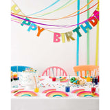 Rainbow Birthday Candles with Holders   16 per pack GOODS M&S   