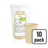 Brown Bio Bagasse Cups   10 per pack GOODS M&S   