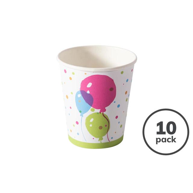 Balloons Party Cups   10 per pack GOODS M&S   