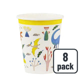 Dinosaur Recyclable Paper Party Cups   8 per pack GOODS M&S   