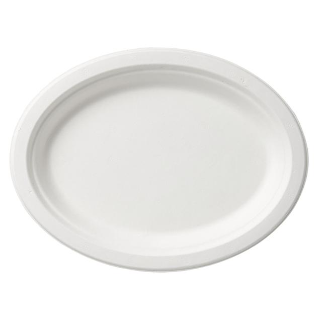 White Microwaveable Buffet Platters   3 per pack GOODS M&S   