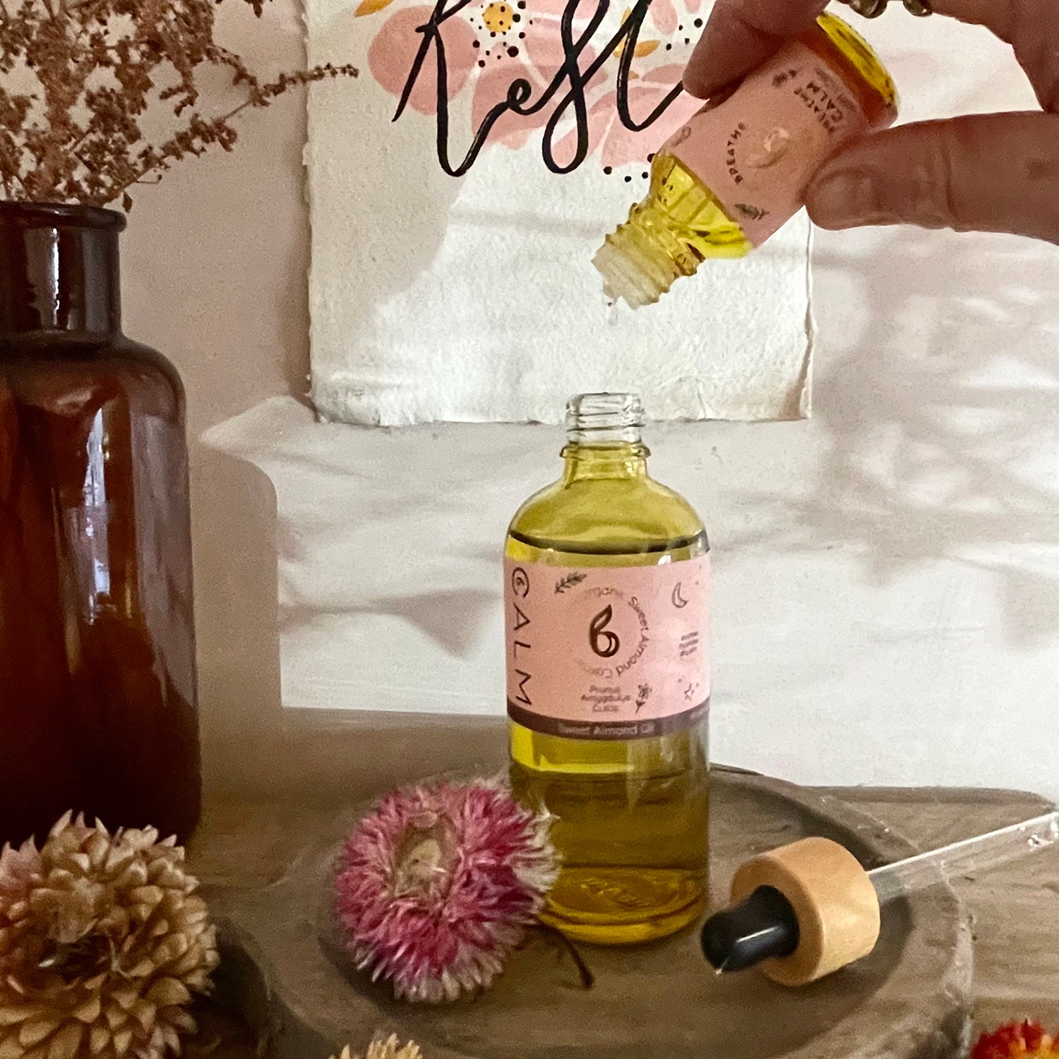B Calm Essential Oil Blend Sweet Orange Lavender Frankincense 15ml - British product