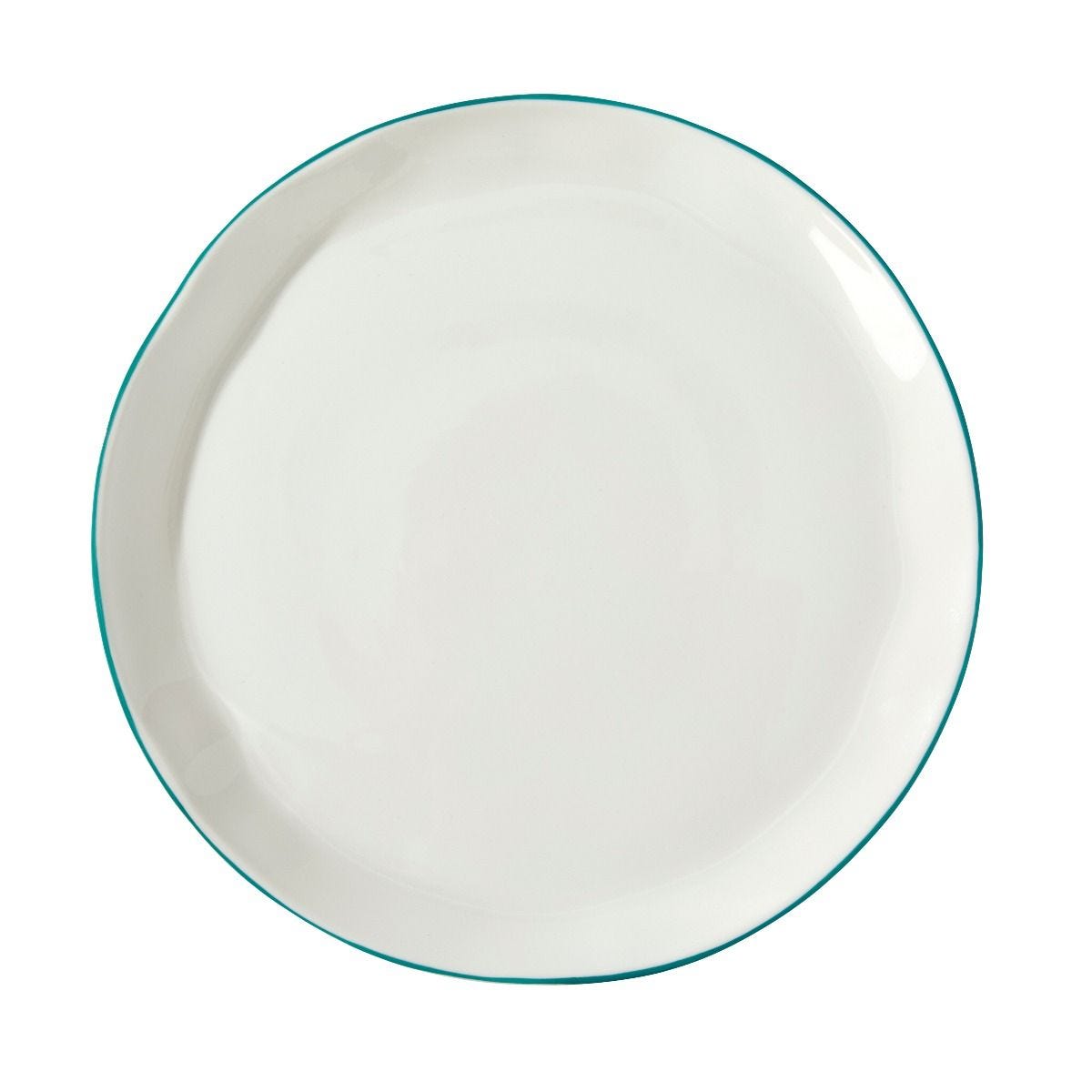 Feldspar teal dinner plate 29cm, imported from the UK
