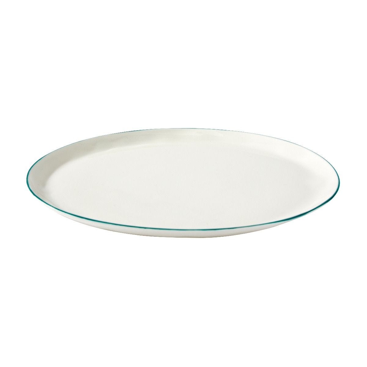 Feldspar teal dinner plate 29cm, imported from the UK