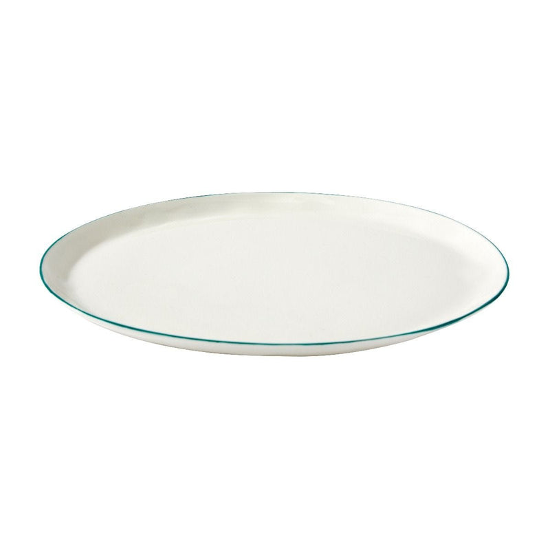 Feldspar teal dinner plate 29cm, imported from the UK