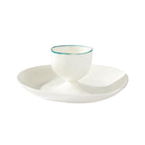 Feldspar fine bone china teal egg cup, imported from the UK