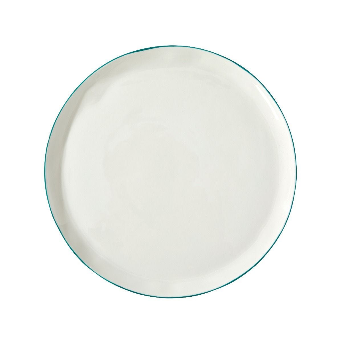 Feldspar teal side plate 24cm fine bone china (British brand)