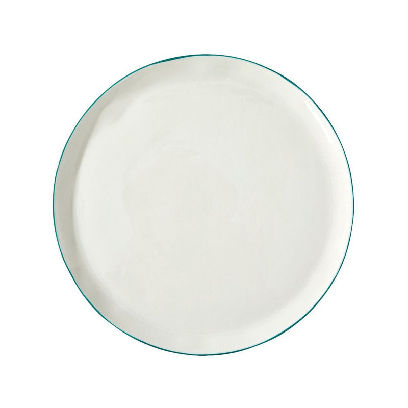 Feldspar teal side plate 24cm fine bone china (British brand)