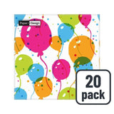 Balloons Paper Napkins   20 per pack GOODS M&S   